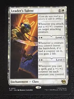 MTG Teenage Mutant Ninja Turtles Leader's Talent 0013 NM Rare - Image 1