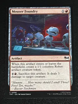 MTG Teenage Mutant Ninja Turtles Mouser Foundry 0096 NM - Image 1