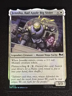 MTG Teenage Mutant Ninja Turtles Jennika, Bad Apple Big Sister Foil 0010 NM - Image 1