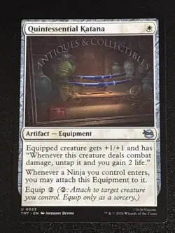 MTG Teenage Mutant Ninja Turtles Quintessential Katana 0023 NM - Image 1