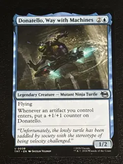 MTG Teenage Mutant Ninja Turtles Donatello, Way with Machines 0038 NM - Image 1