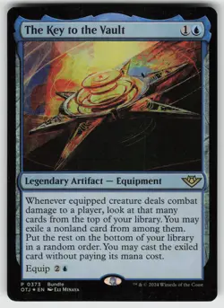 The Key to the Vault (OTJ Bundl) Foil P Unique and Miscellaneous Promos 373 MTG - Image 1
