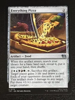 MTG Teenage Mutant Ninja Turtles Everything Pizza 0173 NM - Image 1