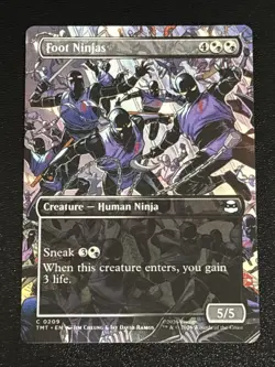 MTG Teenage Mutant Ninja Turtles Foot Ninjas Borderless 0209 NM - Image 1