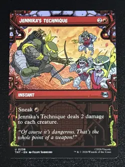 MTG Teenage Mutant Ninja Turtles Jennika's Technique Showcase 0236 NM - Image 1