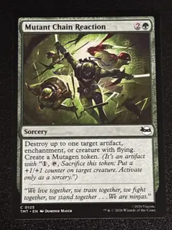 MTG Teenage Mutant Ninja Turtles Mutant Chain Reaction 0125 NM - Image 1