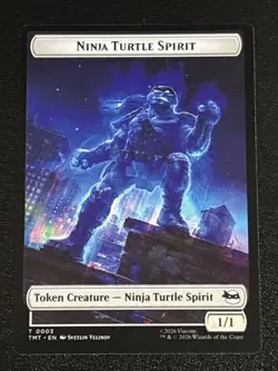 MTG Teenage Mutant Ninja Turtles Ninja Turtle Spirit/Food Double-Sided Token - Image 1