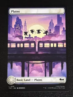 MTG Teenage Mutant Ninja Turtles Plains Full Art 0191 NM - Image 1