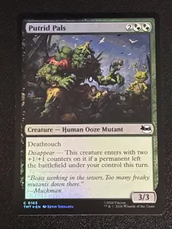 MTG Teenage Mutant Ninja Turtles Putrid Pals Foil 0165 NM - Image 1