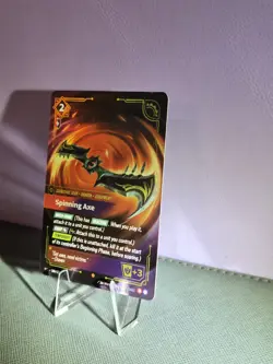 Spinning Axe SFD 186/221 NM [Foil] TCG Riftbound Spiritforged English EN - Image 2