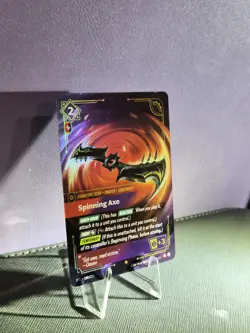 Spinning Axe SFD 186/221 NM [Foil] TCG Riftbound Spiritforged English EN - Image 3