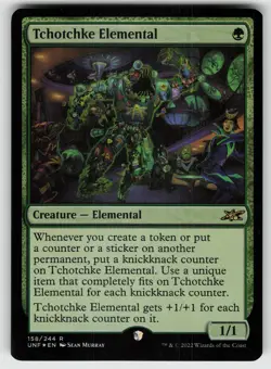 Tchotchke Elemental Foil R Unfinity 158 MTG - Image 1