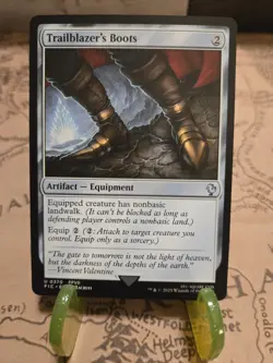 MTG Trailblazer's Boots Commander: FINAL FANTASY Regular Uncommon NM - Image 1