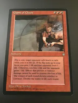 MTG Ice Age Game of Chaos LP - Image 1