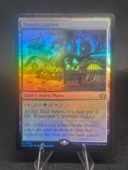 MTG Lorwyn Eclipsed - Temple Garden #351 - Foil - Image 1