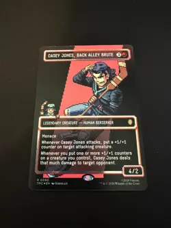 Casey Jones, Back Alley Brute (Borderless) (Surge Foil) - Image 1