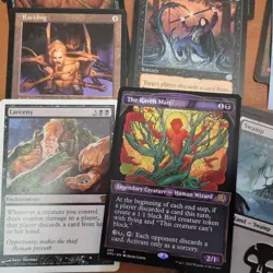 The Raven Man's Fancy Art OLDSCHOOL EVIL Pure BLACK DISCARD Commander MTG Deck - Image 1