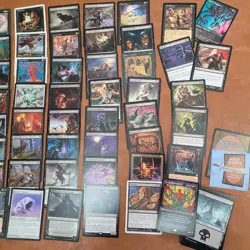 The Raven Man's Fancy Art OLDSCHOOL EVIL Pure BLACK DISCARD Commander MTG Deck - Image 2