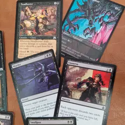 The Raven Man's Fancy Art OLDSCHOOL EVIL Pure BLACK DISCARD Commander MTG Deck - Image 4