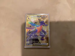 Pokemon TCG Destined Rivals Cynthia's Garchomp EX Card 241/182 Gold Hyper Rare - Image 1