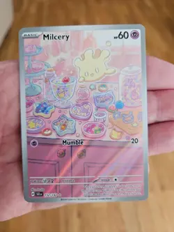 Pokemon Milcery 152/142 Illustration Rare Full Art Holo SV07: Stellar Crown Card - Image 1