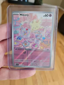 Pokemon Milcery 152/142 Illustration Rare Full Art Holo SV07: Stellar Crown Card - Image 4