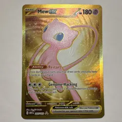 Pokemon Mew EX 193/165 Scarlet & Violet 151 Ultra Rare Holo Basic 180 HP - Image 1