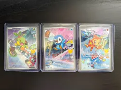 Pokemon TCG First Partner Illustration Series 1 Sinnoh Gen 4 (set of 3) Promo - Image 1