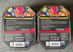 Pokemon Mega Evolution Charizard EX X + Y Tins - New & Sealed (2x tins) - Image 2