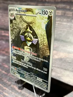 Pokemon Aegislash 210/182 Paradox Rift Illustration Rare Full Art Holo - Image 3