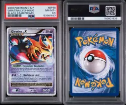 2009 POKEMON DIAMOND & PEARL BLACK STAR PROMO #DP38 GIRATINA LV.X-HOLO PSA 8.5 - Image 3