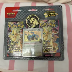 Pokemon TCG Mega Evolution Ascended Heroes Larry’s Komala 2 Pack Blister Sealed - Image 1