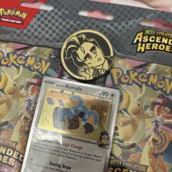 Pokemon TCG Mega Evolution Ascended Heroes Larry’s Komala 2 Pack Blister Sealed - Image 2