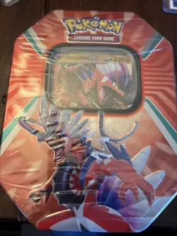 Pokemon Koraidon Paldea Legends Tin FACTORY SEALED - Image 1