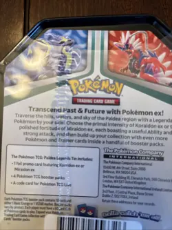 Pokemon Koraidon Paldea Legends Tin FACTORY SEALED - Image 2