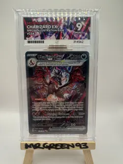 Pokemon TCG Charizard EX 234/091 Paldean Fates Special Illustration Rare Ace 9 - Image 1