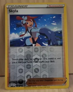 Skyla 166/192 - Rebel Clash Pokemon Reverse Holo Foil Nice! - Image 1