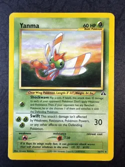 Yanma 36/75 Neo Discovery Regular Pokemon - Image 1