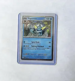 Vaporeon 168 Sv: Scarlet & Violet Black Star Promo Holo Pokemon TCG Near Mint ✨ - Image 1