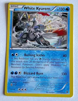 White Kyurem 21/124 Holo Rare Holo XY - Fates Collide NM Pokemon TCG ✨ - Image 1