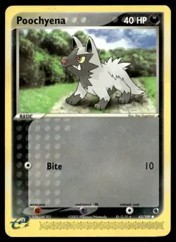 2003 EX - Ruby & Sapphire Poochyena Basic/Common #63 - Image 1