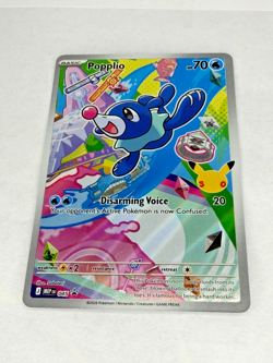 Pokemon TCG NM Popplio 045 Me: Mega Evolution Promo Holo 2026 - Image 2