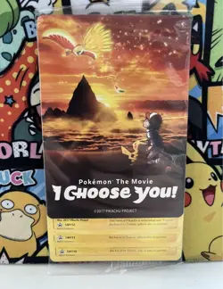 2017 Pokemon I Choose You Promo Pack - Ash's Pikachu - x4 packs - Image 4