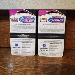 Pokemon TCG Fusion Strike Checklane Blister Pack Set - Blitzle & Tepig Sealed - Image 2