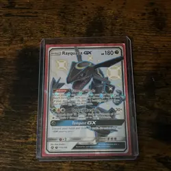 2018 POKEMON SUN & MOON CELESTIAL STORM #177A FULL ART/RAYQUAZA GX English - Image 1