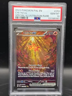 2023 POKEMON PAL EN PALDEA EVOLVED SIR CHI-YU EX PSA 10 #259 - Image 1