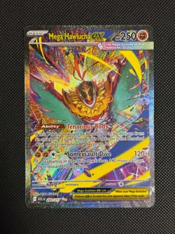 Pokemon TCG Mega Hawlucha EX ASCENDED HEROES 283/217 Rare Full Art Holo English - Image 1