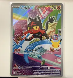 Rowlet, Litten, Popplio MEP 045 044 043 - First Partner Promos Pokemon TCG NM/M - Image 2