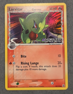 Larvitar (Delta Species) EX Reverse Stamp 73/113 Pokemon TCG - Image 1