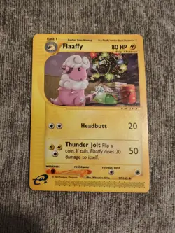 Flaaffy 077/165 Expedition Base Set Regular NM/LP Pokemon TCG WOTC 2002 Vintage - Image 1